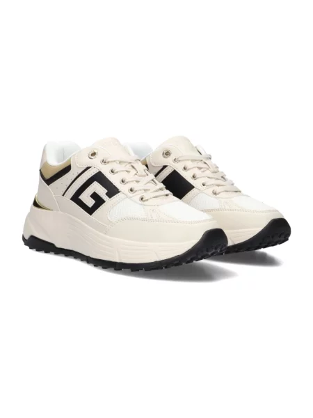 Guess sneakersy FONZI FLTFON beżowy