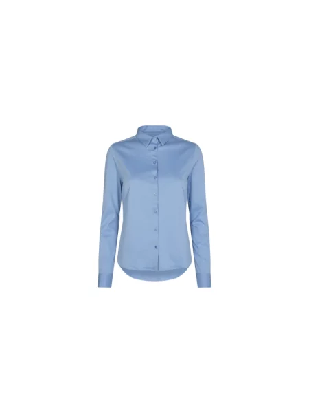 Mos Mosh koszula regular z kołnierzykiem klasycznym niebieski