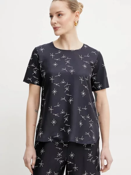 Bluză Max Mara Leisure albastru