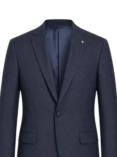 Öltöny Etiem Textil S.l. hajtókával kék