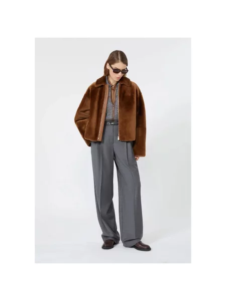 Kardigan Max Mara Studio wełniany szary