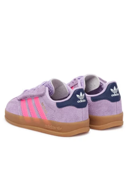 Sportcipők adidas Gazelle Indoor Comfort Closure Elastic Lace Lila rózsaszín
