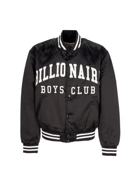 Satynowy kurtka bomber Billionaire czarny