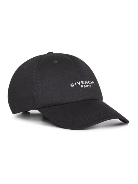 Czapka z daszkiem Givenchy z logo czarna