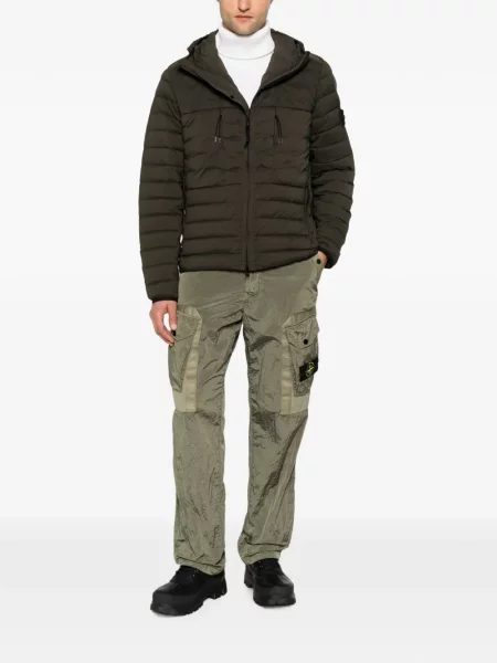 Карго панталони Stone Island камъни зелено
