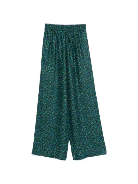 Pantaloni Gianluca Capannolo cu buline verde