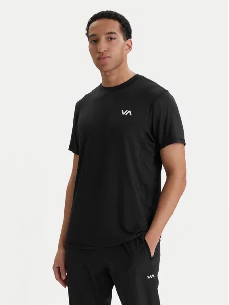 RVCA Športna majica Sport Vent Performance Fit črna