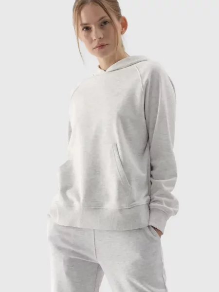 Bluza dresowa 4f z kapturem szara