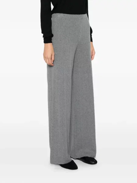 Pantaloni Lisa Yang tricotate gri