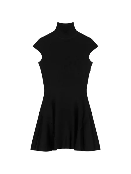 Rochie mini Givenchy de lână evazată negru