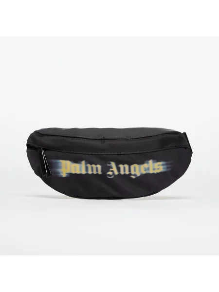 Övtáska Palm Angels Kids Blurred Logo Fannypack Black/ Ocher Yellow Universal fekete