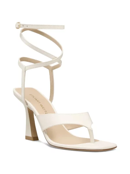 Sandale Stuart Weitzman alb