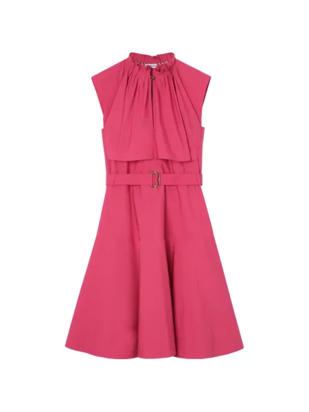 Rochie Burberry din poplin roz