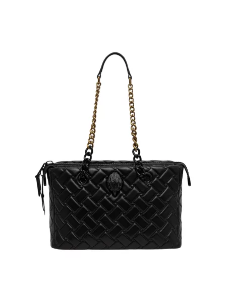 Shopperka Kurt Geiger London skórzana czarna