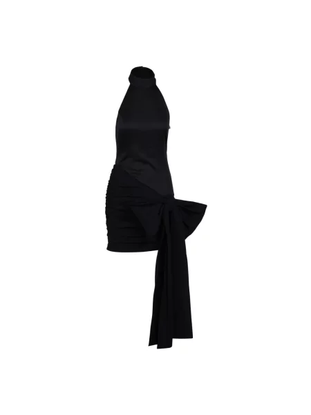 Sukienka Rotate Birger Christensen z kokardką czarna