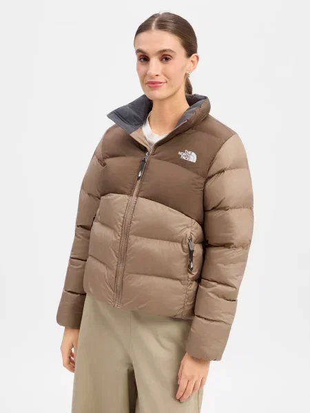 The North Face Kurtka puchowa Kobiety S brązowy