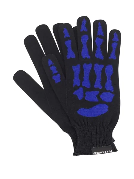 Ръкавици Jordanluca с принт черно