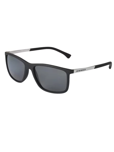 Emporio Armani Slnečné okuliare / strieborná čierna