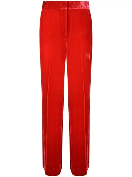 Pantaloni P.a.r.o.s.h. de catifea roșu