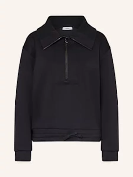 Reiss Bluza Dresowa Typu Troyer Laney schwarz czarna