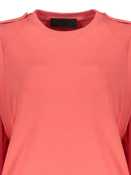 Kerek nyakú hosszú melegítő felső Alberta Ferretti rózsaszín