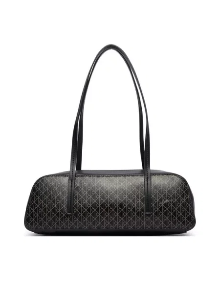 Kabelka Calvin Klein Emblem Aop Bauletto černá