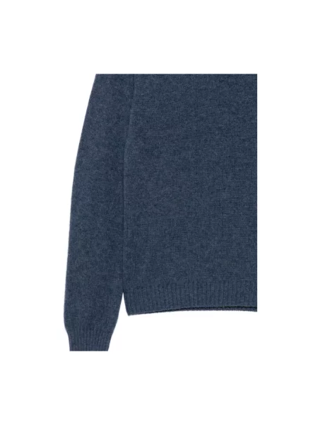 Sweter Boglioli wełniany niebieski