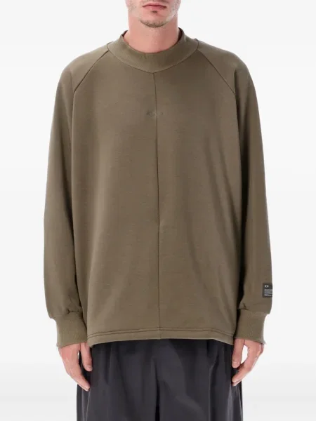 Mikina Oakley s kulatým výstřihem zelená