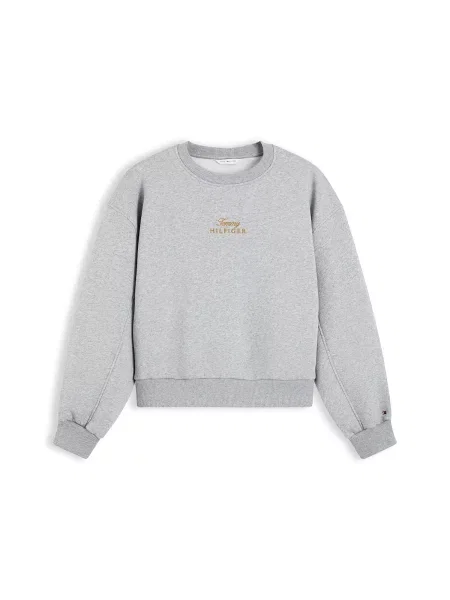 TOMMY HILFIGER Tréning póló melír szürke