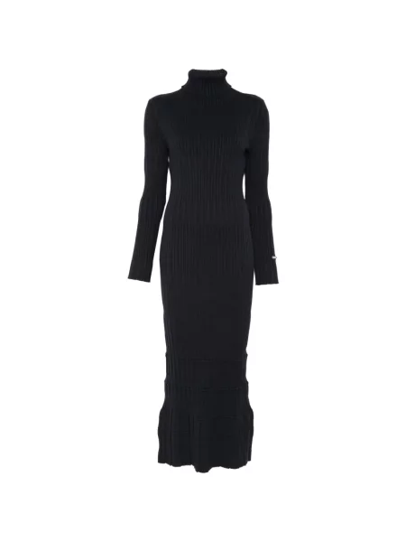 Rochie maxi Iceberg tricotate negru