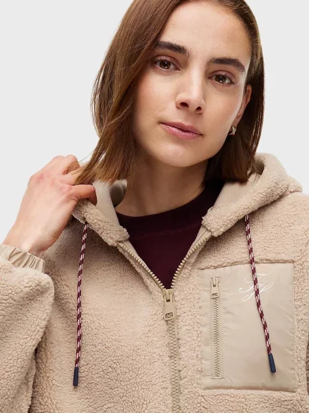 Куртка Tommy Hilfiger тедді бежева