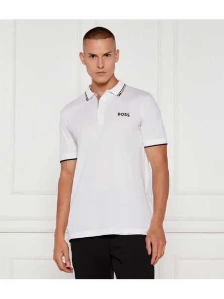 BOSS GREEN Polo Paddy Pro | | stretch alb