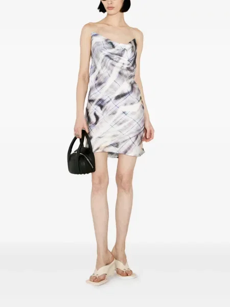 Rochie mini Y/project cu bretele albastru