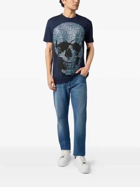 Tricou Philipp Plein albastru