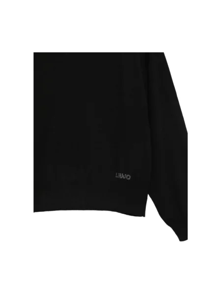 Dzianinowy sweter Liu Jo czarny
