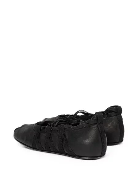 Балеринки Ann Demeulemeester с връзки с дантела черно