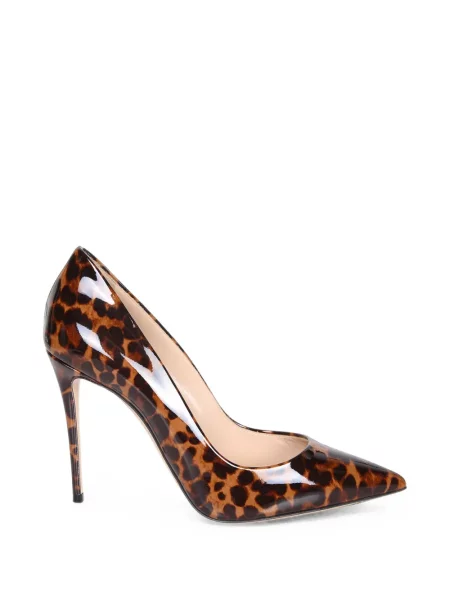 Pantofi cu toc Casadei cu imagine cu model leopard maro