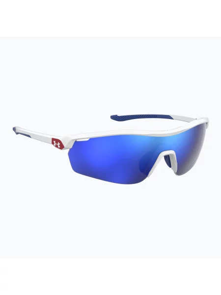 Okulary przeciwsłoneczne dziecięce Under Armour S3 matte white/blue multilayer oleophobic białe