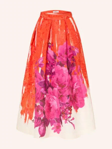 Lunatica Milano Spódnica Żakardowa pink biała