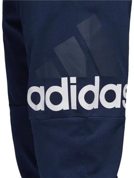 Tricou Adidas cu dungi cu autograf alergare albastru
