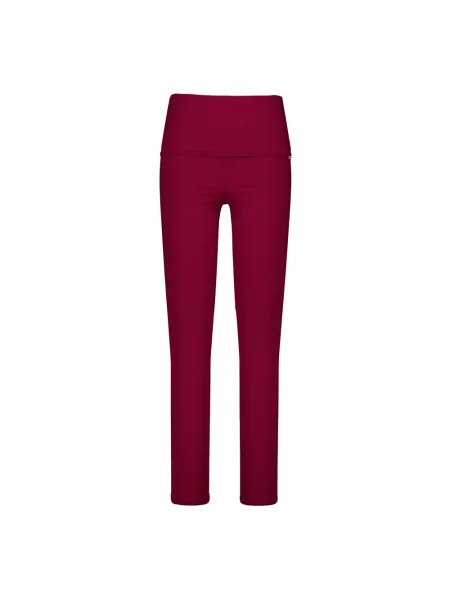 Legginsy Deblon Sports z wysoką talią czerwone