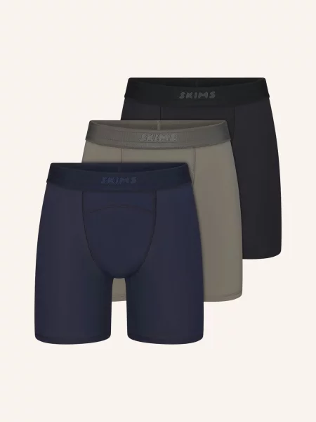 Skims Boxerky Skims Flexs navy gunmetal multi tmavě modré