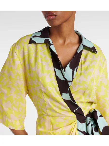 Rochie midi Dries Van Noten cu imagine până la genunchi de costum