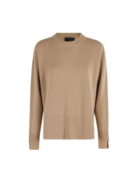 Sweter Roberto Collina beżowy