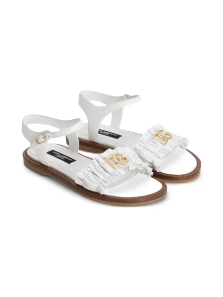 Sandały dziecięce Dolce And Gabbana białe