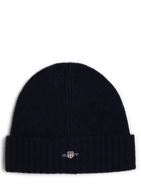 Gant Czapka Kobiety niebieski jednolity ONE SIZE granatowa