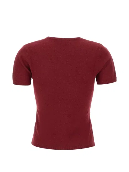 Pulover The Garment cu nervuri roșu