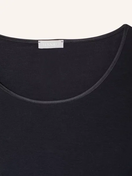 Hanro Tričko Cotton Seamless černá