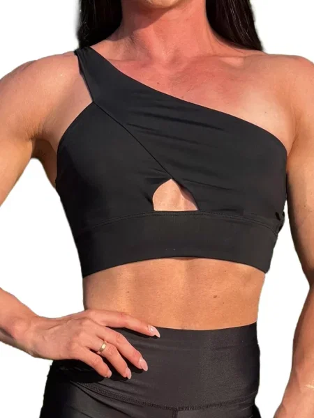 LUXFEEL Sportski top Top Carmela' crna