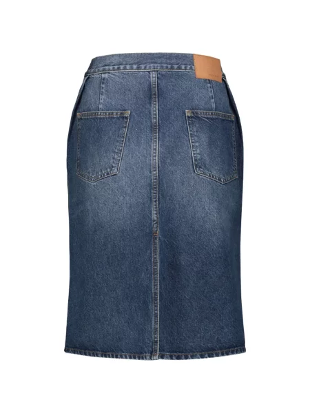 Fustă din denim Magda Butrym albastru